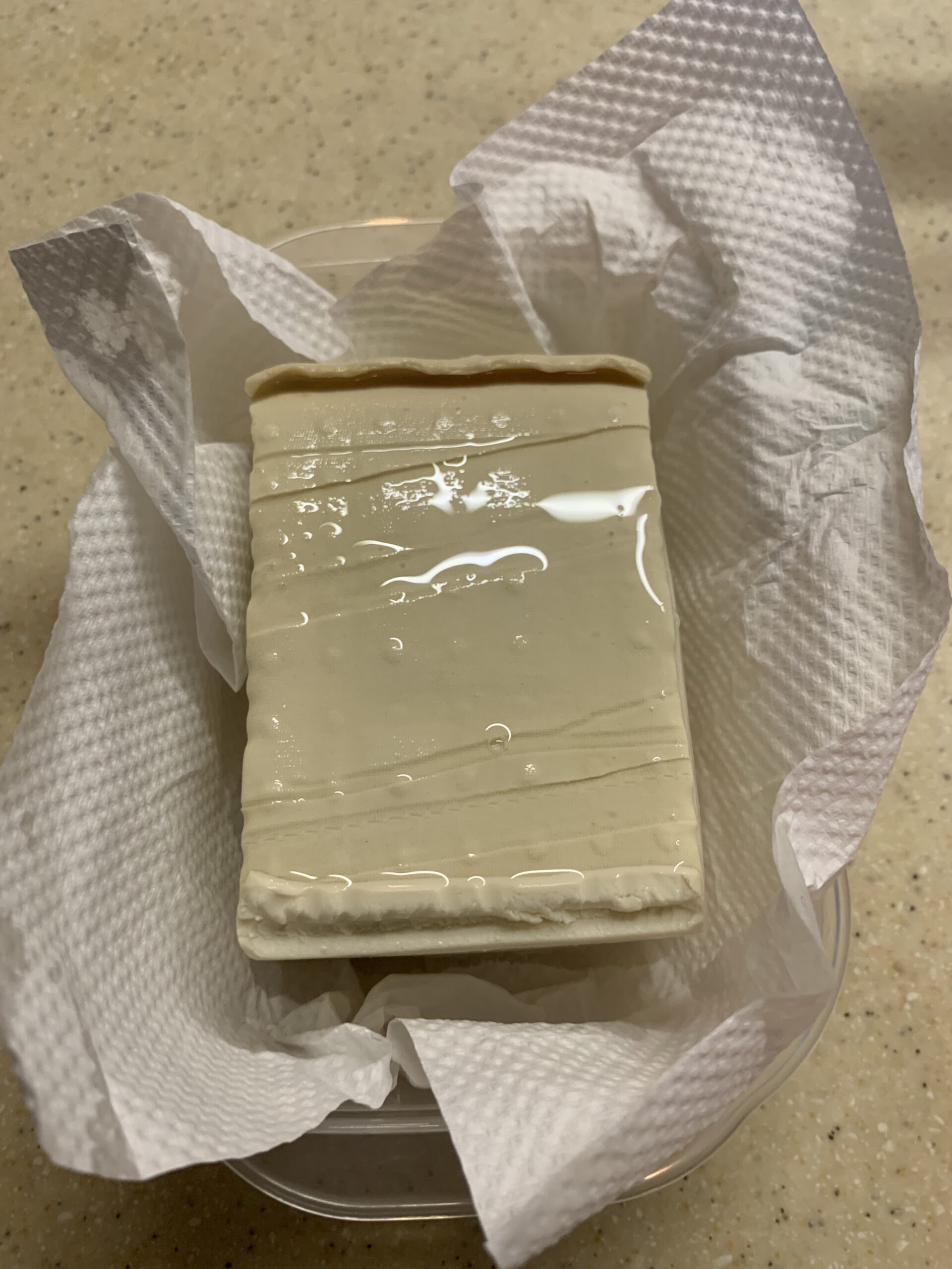 豆腐の水切り3